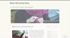 Desktop Screenshot of betsymccarthyknits.com