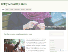 Tablet Screenshot of betsymccarthyknits.com